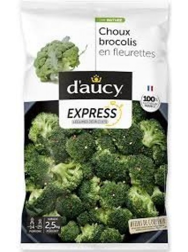 法國直送 d'aucy急凍西蘭花（切粒) 2.5kg